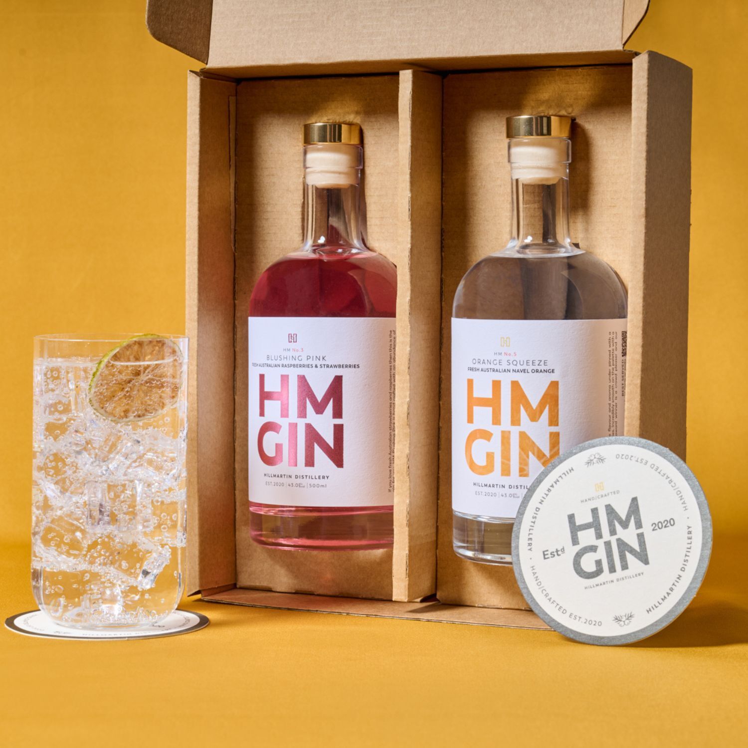 2 x 500ml Gin Gift Pack