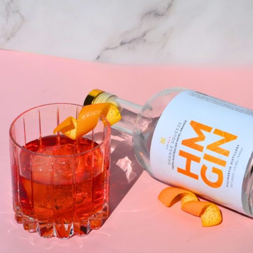 Orange Squeeze Gin - Negroni Cocktail