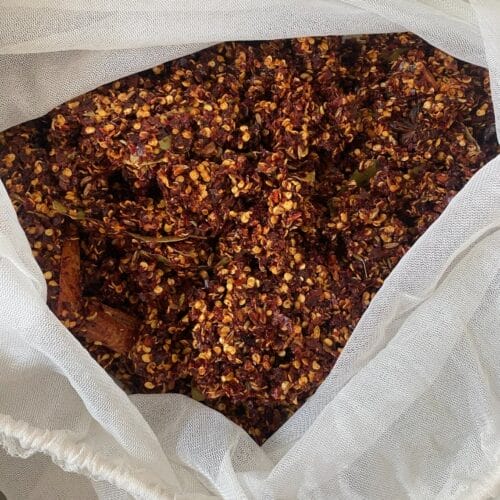 The chilli mix for our Six-Eyed Scorpion Chilli Gin