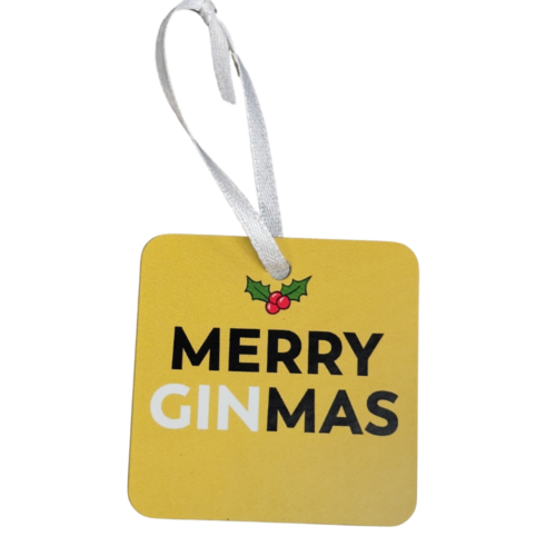 Merry Ginmas Neck Tag